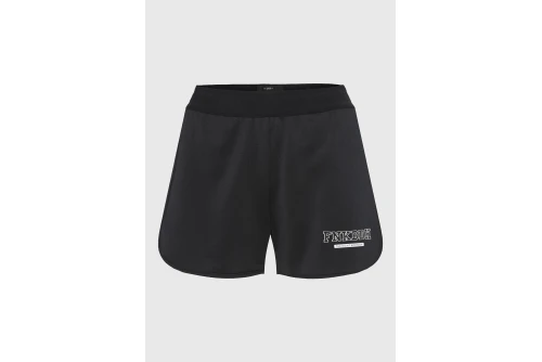 Funky Buddha Printed Logo Σορτς Αθλητικό Γυναικείο (FBL013-108-03-BLACK)