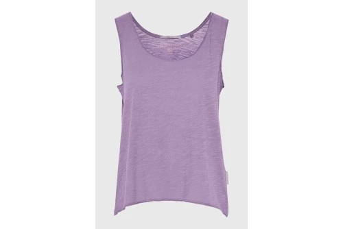 Funky Buddha Cotton Μπλούζα Αμάνικη Γυναικεία (FBL013-108-04-DUSTY-LAVENDER)