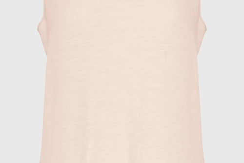 Funky Buddha Cotton Μπλούζα Αμάνικη Γυναικεία (FBL013-108-04-ROSE-WATER)