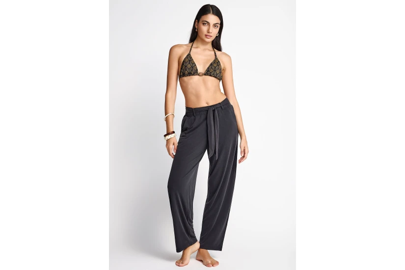 Funky Buddha Γυναικείο Casual Παντελόνι Μαύρο
