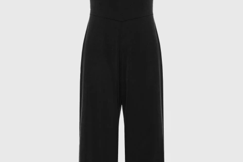 Funky Buddha Open Back Ολόσωμη Φόρμα Γυναικεία (FBL013-109-12-BLACK)