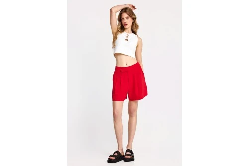 Funky Buddha Crop Top Αμάνικο Γυναικείο (FBL013-109-17-WHITE)