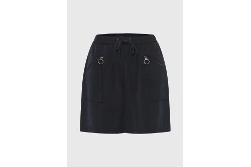 Funky Buddha Lyocell  Σορτς Casual Γυναικείο (FBL013-110-03-BLACK)