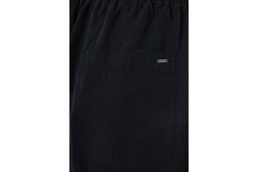 Funky Buddha Linen Blend Γυναικείο Σορτς Μαύρο