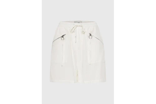 Funky Buddha Lyocell  Σορτς Casual Γυναικείο (FBL013-110-03-OFF-WHITE)