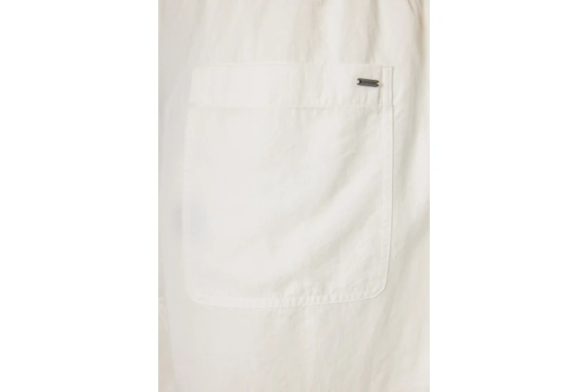 Funky Buddha Linen Blend Γυναικείο Σορτς Λευκό