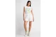 Funky Buddha Linen Blend Γυναικείο Σορτς Λευκό
