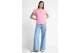 Funky Buddha The Basics Collection V-Neck T-Shirt Γυναικείο (FBL013-111-04-CASHMERE-ROSE)