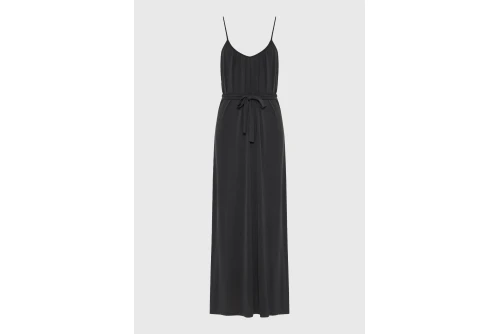 Funky Buddha Relaxed Φόρεμα Maxi Γυναικείο (FBL013-111-13-BLACK)