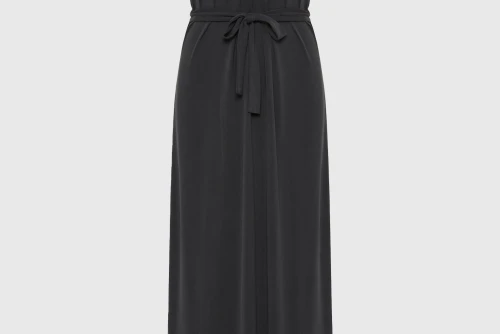 Funky Buddha Relaxed Φόρεμα Maxi Γυναικείο (FBL013-111-13-BLACK)