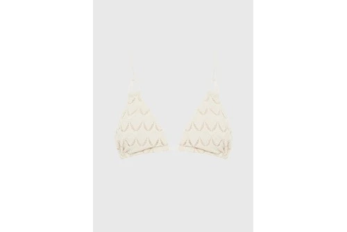 Funky Buddha Μαγιό Bikini Top Γυναικείο (FBL013-111-16T-OFF-WHITE)