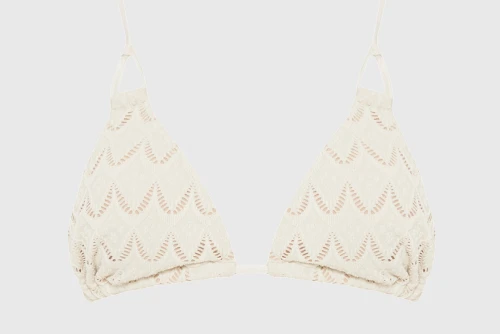 Funky Buddha Μαγιό Bikini Top Γυναικείο (FBL013-111-16T-OFF-WHITE)