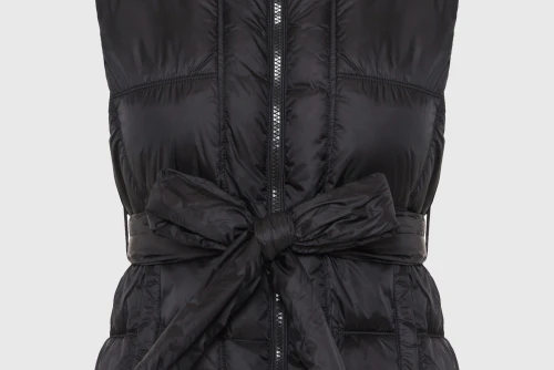 Funky Buddha Μπουφάν Αμάνικο Γυναικείο (FBL013-112-01-BLACK)