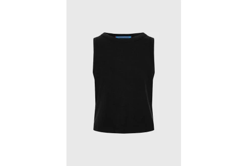 Funky Buddha The Basics Collection Viscose Μπλούζα Αμάνικη Γυναικεία (FBL013-112-04-BLACK)