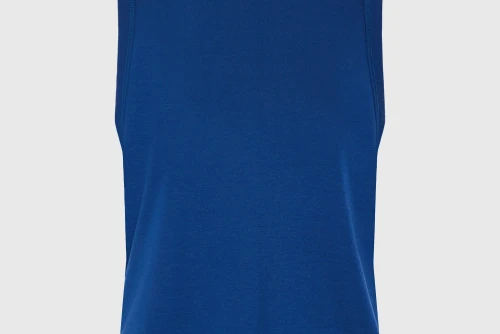Funky Buddha The Basics Collection Viscose Μπλούζα Αμάνικη Γυναικεία (FBL013-112-04-TWILIGHT-BLUE)