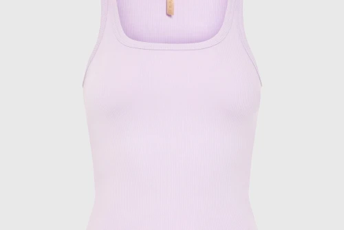Funky Buddha Rib Μπλούζα Αμάνικη Γυναικεία (FBL013-113-17-LILAC)