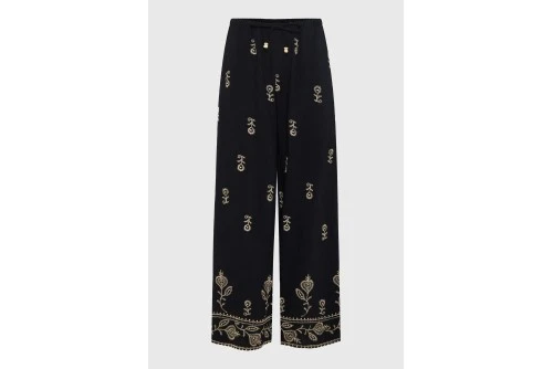 Funky Buddha Relaxed Παντελόνα Γυναικεία (FBL013-114-02-BLACK)