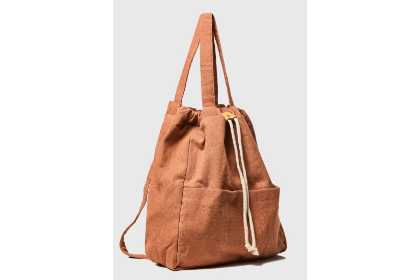 Funky Buddha Cotton Γυναικεία Casual Τσάντα Πλάτης Ταμπά