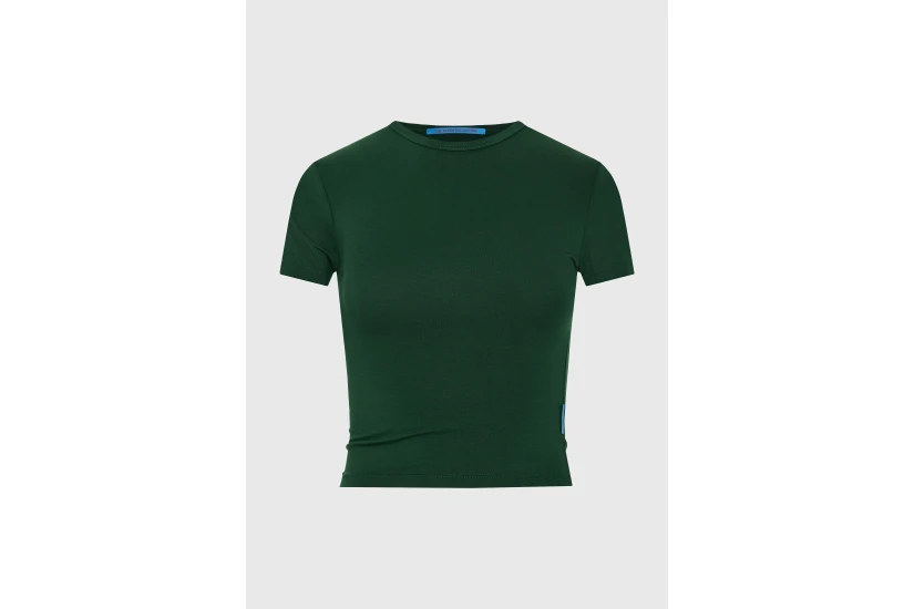 Funky Buddha Γυναικείο Κοντομάνικο T-Shirt Κυπαρισσί