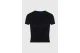 Funky Buddha Γυναικείο Κοντομάνικο T-Shirt Μαύρο