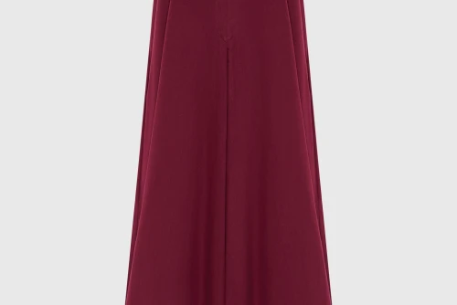 Funky Buddha Relaxed Φόρεμα Maxi Γυναικείο (FBL013-118-13-BURGUNDY)