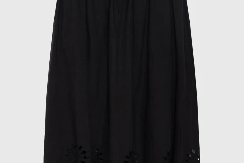 Funky Buddha Embroidery Φούστα Maxi Γυναικεία (FBL013-119-14-BLACK)