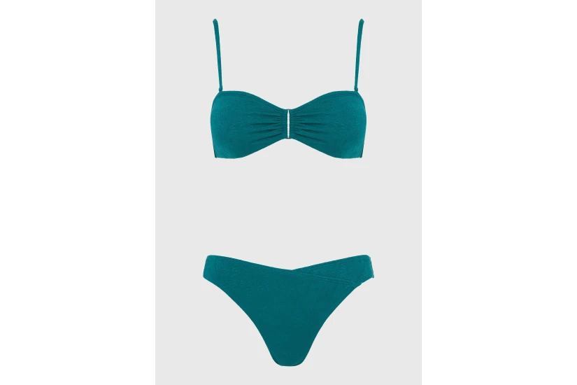 Funky Buddha Γυναικείο Μαγιό Bikini Top Κυπαρισσί