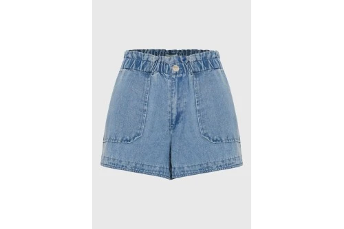 Funky Buddha Lyocell Σορτς Τζιν Γυναικείο (FBL013-120-03-LT-BLUE)
