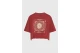 Funky Buddha Loose Fit With Graphic Print Γυναικείο Κοντομάνικο T-Shirt Κεραμιδί