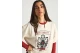 Funky Buddha Graphic Print Γυναικείο Κοντομάνικο T-Shirt Μπεζ, Διάφορα Χρώματα