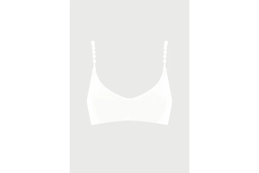 Funky Buddha Γυναικείο Μαγιό Bikini Top Λευκό