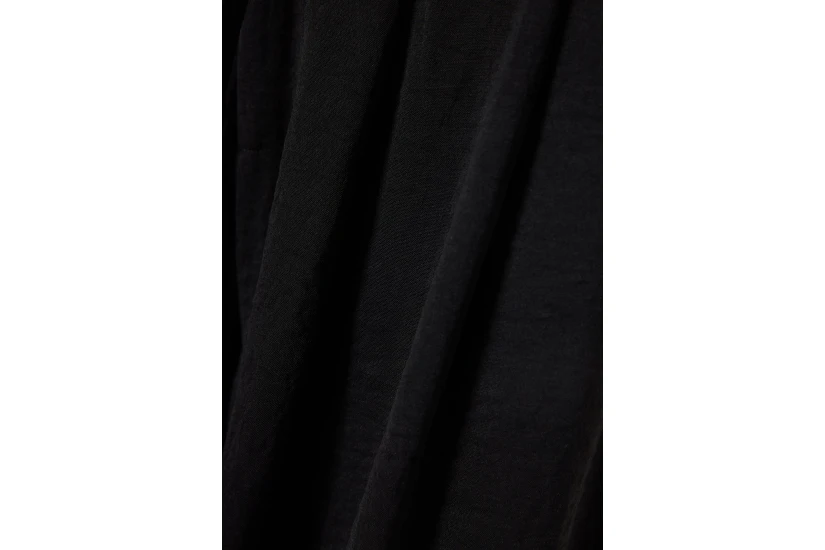Funky Buddha Relaxed Fit Γυναικεία Παντελόνα Μαύρη