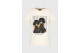 Funky Buddha Graphic Print Γυναικείο Κοντομάνικο T-Shirt Εκρού