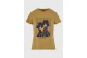 Funky Buddha Graphic Print Γυναικείο Κοντομάνικο T-Shirt Λαδί