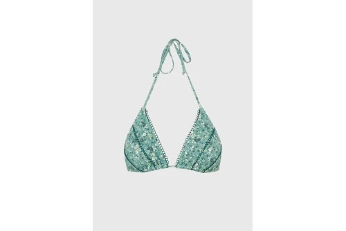 Funky Buddha Μαγιό Bikini Top Γυναικείο (FBL013-122-16T-GREEN-LAKE)