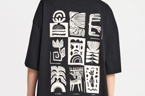 Funky Buddha Relaxed Fit With Print T-Shirt Γυναικείο (FBL013-126-04-BLACK)