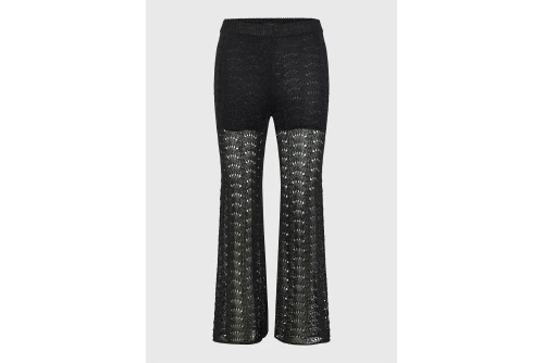 Funky Buddha Knitted Jacquard Παντελόνα Γυναικεία (FBL013-128-02-BLACK)