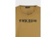 Funky Buddha Organic Cotton Printed Γυναικείο Κοντομάνικο T-Shirt Λαδί