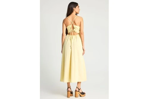 Funky Buddha Φόρεμα Maxi Γυναικείο (FBL013-129-13-LEMONADE)