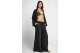 Funky Buddha Wide Leg Γυναικεία Παντελόνα Μαύρη