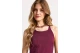 Funky Buddha Linen Blend Γυναικείο Φόρεμα Mini Μπορντό