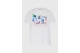 Funky Buddha Γυναικείο Κοντομάνικο T-Shirt Λευκό