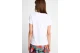 Funky Buddha Γυναικείο Κοντομάνικο T-Shirt Λευκό
