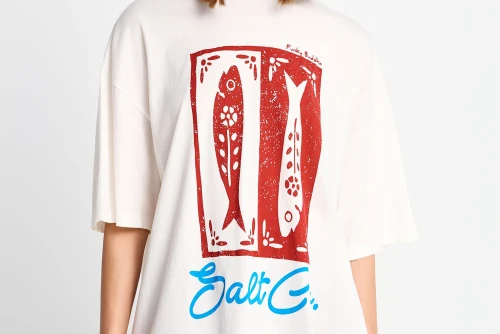Funky Buddha T-Shirt Γυναικείο (FBL013-138-04-OFF-WHITE)