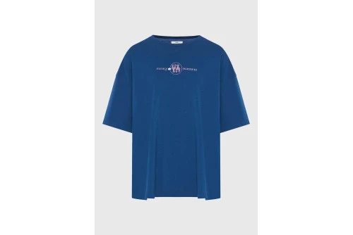 Funky Buddha Print On The Back T-Shirt Γυναικείο (FBL013-139-04-TWILIGHT-BLUE)
