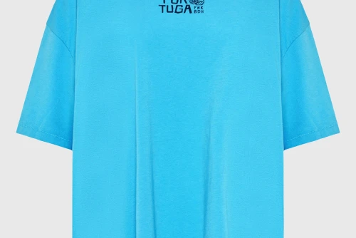 Funky Buddha Print On The Back T-Shirt Γυναικείο (FBL013-141-04-AZURE-BLUE)