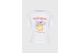 Funky Buddha Γυναικείο Κοντομάνικο T-Shirt Λευκό