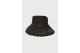 Funky Buddha Straw Fedora Γυναικείο Καπέλο Bucket Μαύρο