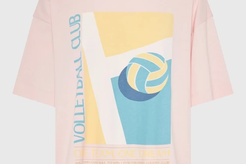 Funky Buddha Print T-Shirt Γυναικείο (FBL013-162-04-ROSE-WATER)