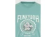 Funky Buddha Γυναικείο Κοντομάνικο T-Shirt Βεραμάν, Εκρού